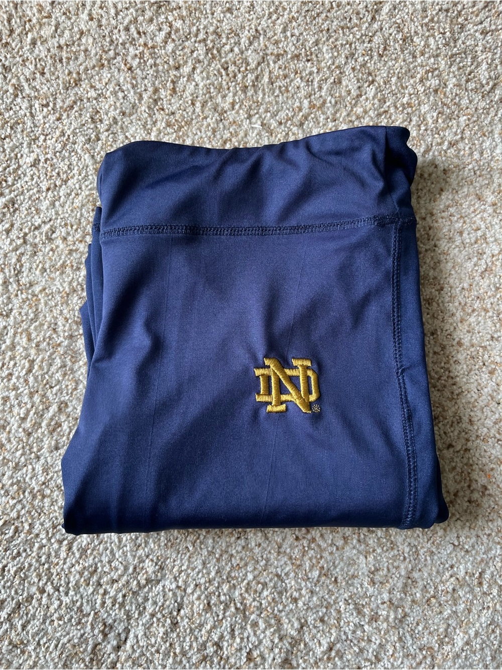 Knights Apparel Navy Joggers with Gold ND Crest